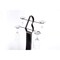 Vintiquewise Vintage Wood and Metal Guitar Shaped 9 Bottle Freestanding Decorative Wine Holder QI003562 - alternate 4